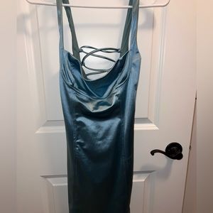 Lucy in the Sky Satin Mini Dress